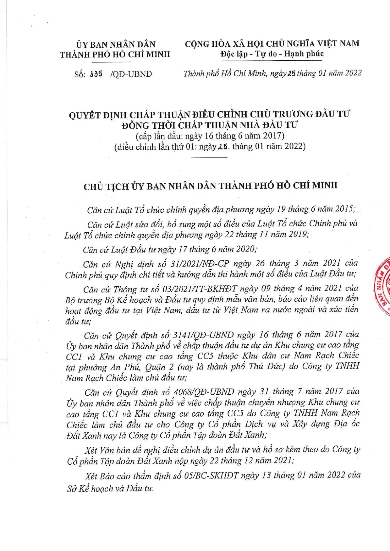 PHÊ DUYỆT CHỦ TRƯƠNG